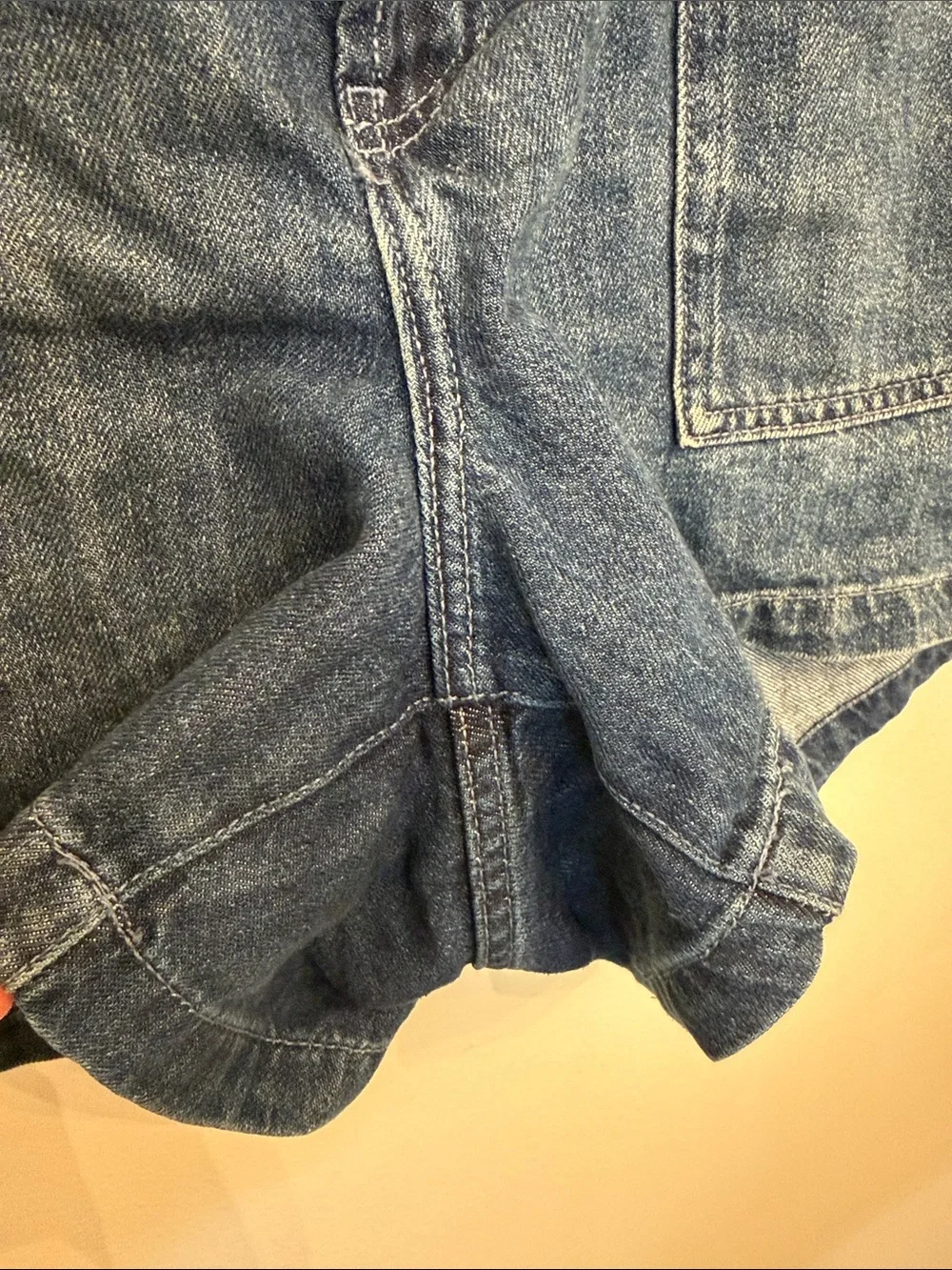 Denim Utility Gap Women’s Shorts - Dark Blue